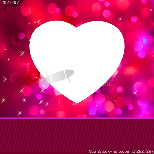 Image of Pink abstract romantic with stars. EPS 8
