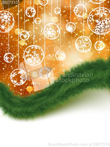 Image of Holiday card. Christmas. EPS 8