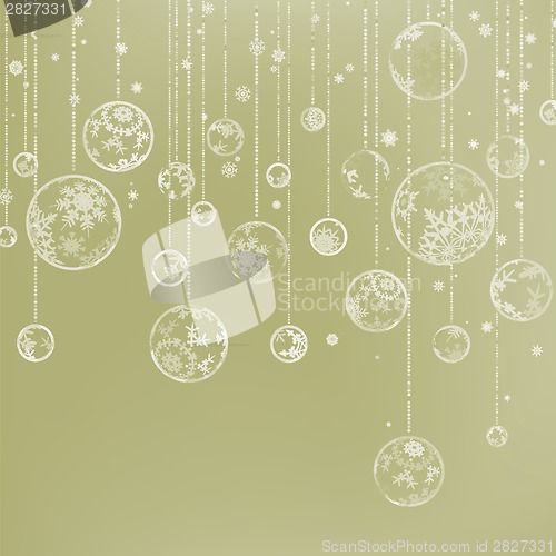 Image of Elegant Christmas Background. EPS 8