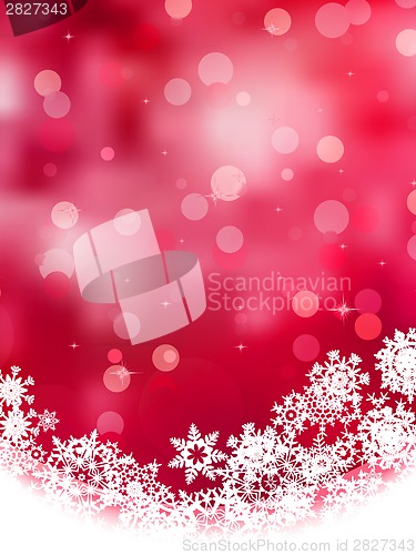 Image of Multicolor christmas with snowflake. EPS 8