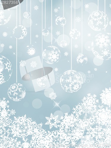 Image of Elegant christmas silver background. EPS 8