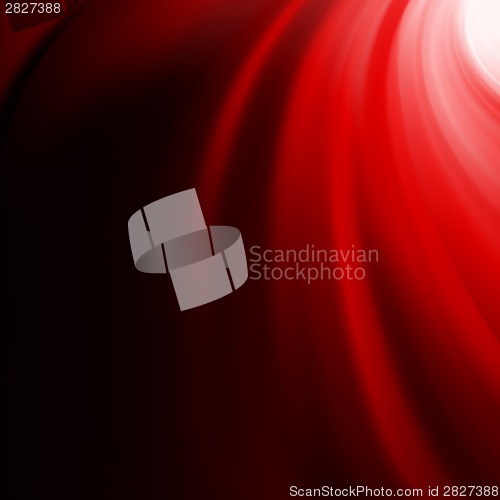 Image of Colorful smooth twist red light lines. EPS 8