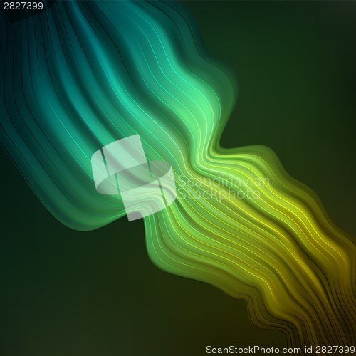 Image of Abstract color wave backgrou?? template. EPS 8