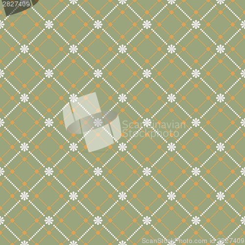Image of Seamless floral pattern. Flowers texture. EPS 8