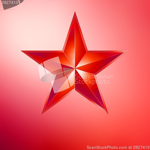 Image of Illustration of a Gold star on gold. EPS 8