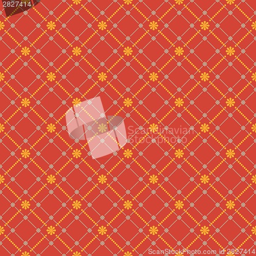 Image of Seamless floral pattern. Flowers texture. EPS 8