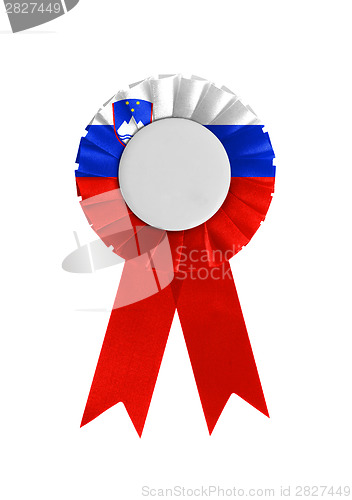 Image of Award ribbon isolated on a white background