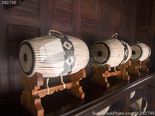 Image of Traditional Thai drums