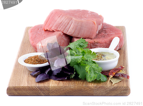 Image of Raw Beef Steaks