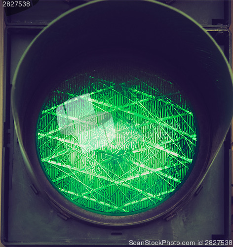 Image of Retro look Green Light