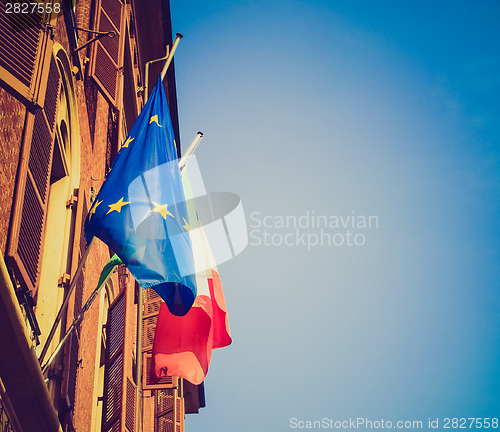 Image of Retro look Flags picture