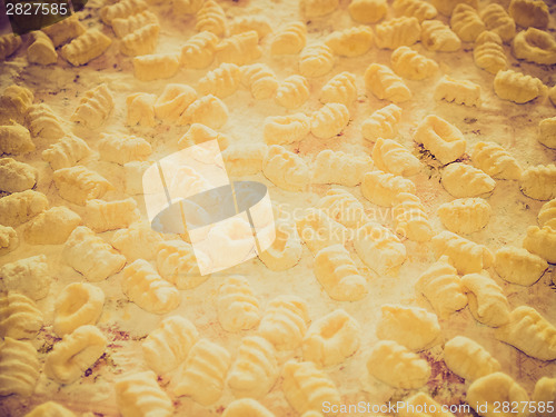 Image of Retro look Gnocchi pasta