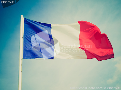 Image of Retro look Flag of France