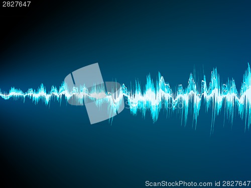 Image of Sound wave abstract background. EPS 10