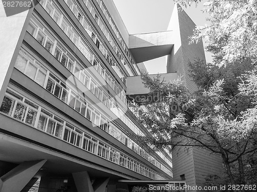 Image of Black and white Hansaviertel in Berlin