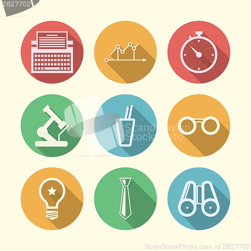 Image of Vector icons for freelance and business