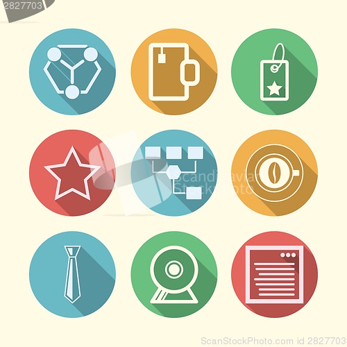 Image of Vector icons for freelance and business