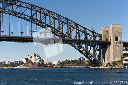 Image of Sydney Opera House and Harbor Bridge