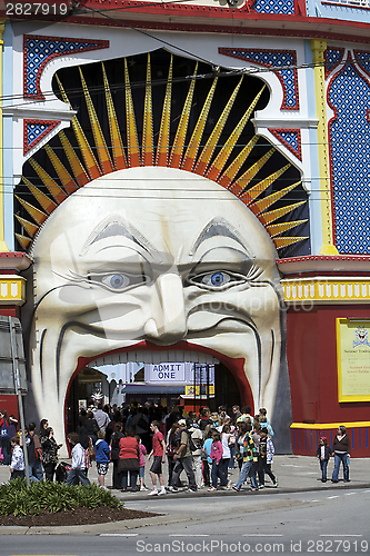 Image of Luna Park in  Melbourne