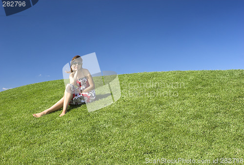 Image of Woman relaxing
