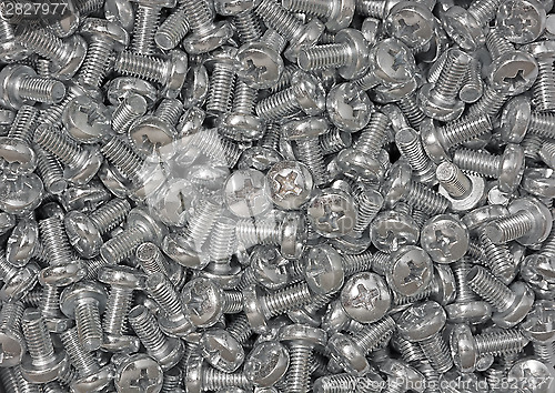 Image of Chrome screws.
