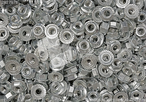 Image of Chrome nuts.