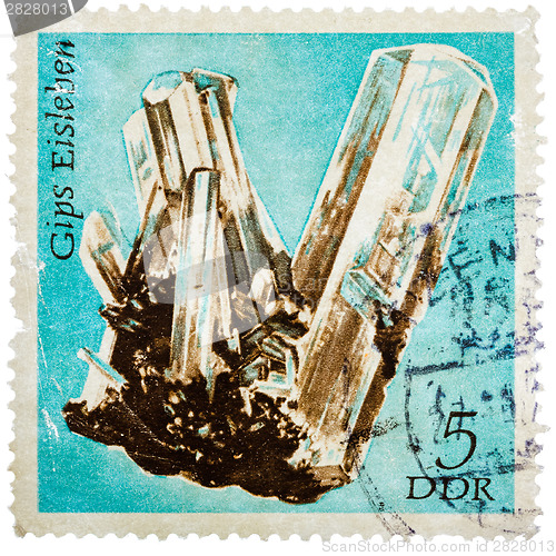 Image of Stamp printed in German Democratic Republic (East Germany) shows