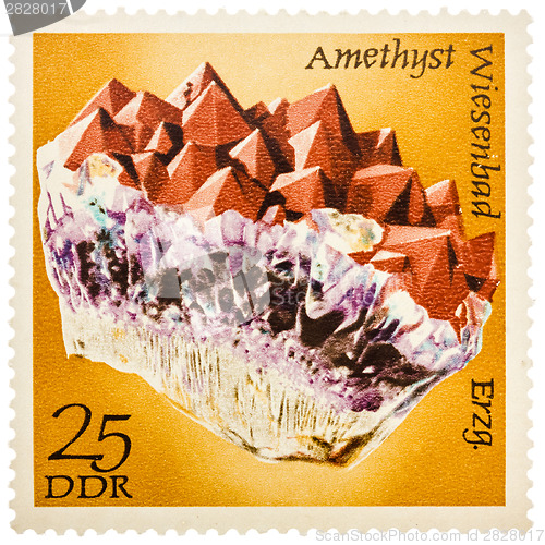 Image of Stamp printed in German Democratic Republic (East Germany) shows