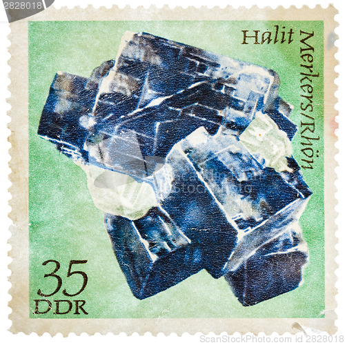 Image of Stamp printed in German Democratic Republic (East Germany) shows