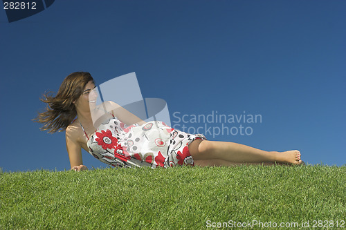 Image of Woman relaxing