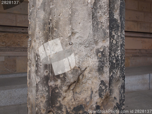 Image of Bombed column in Berlin