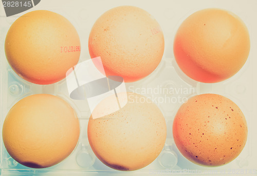 Image of Retro look Eggs picture