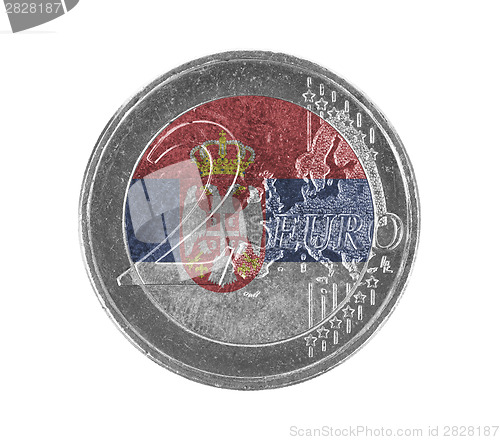 Image of Euro coin, 2 euro