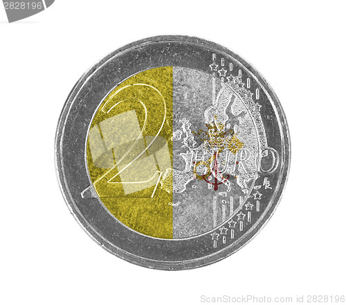 Image of Euro coin, 2 euro