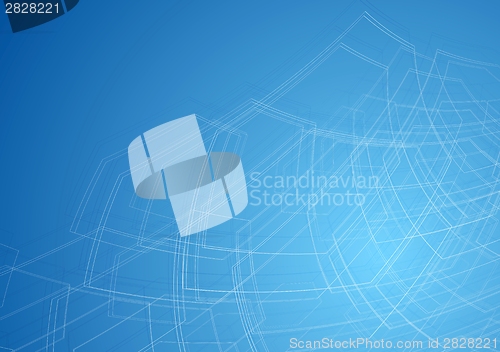 Image of Abstract technology drawing