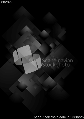 Image of Black tech background