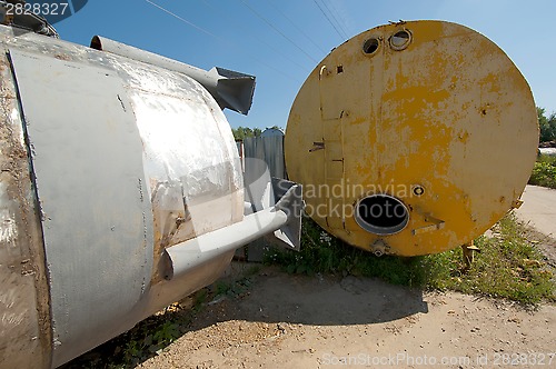 Image of Two industrial tank