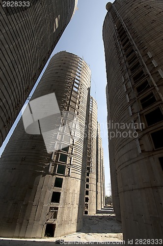 Image of Old towers of granary