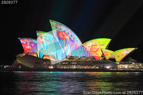 Image of Video Computer game on the Sydney Opera House