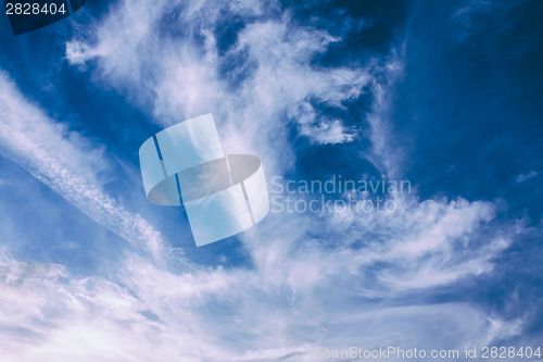Image of Blue Sky With Clouds