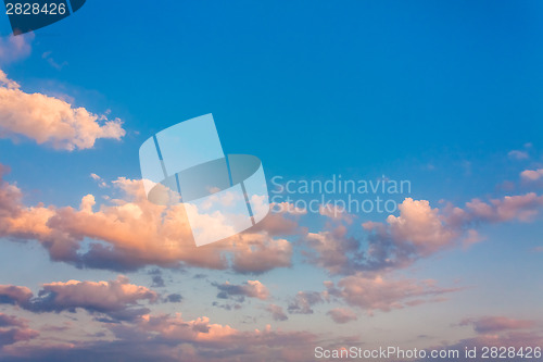 Image of Blue Sunset Sky
