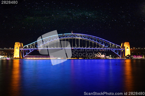 Image of Sydney Harbour Bridge at Night, Australia