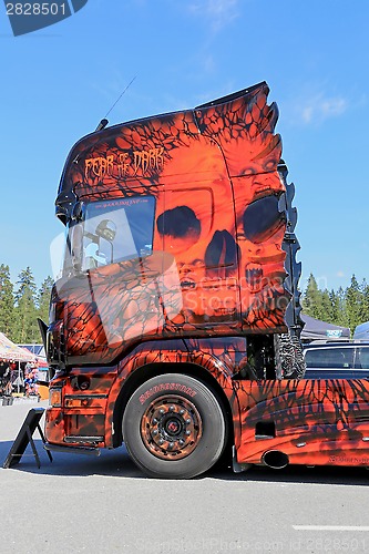 Image of The Fear Of The Dark Heavy Truck Artwork