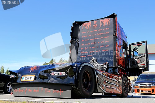 Image of The Fear Of The Dark Heavy Truck Artwork