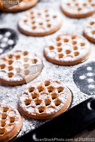 Image of fresh homemade honey cookies