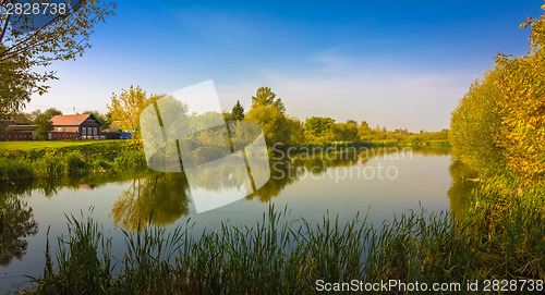 Image of Belarusian Lake In Countryside