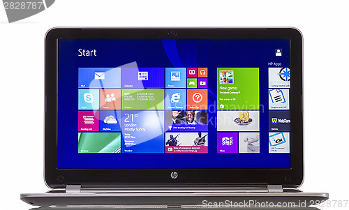 Image of Windows 8.1 on HP Pavilion  Ultrabook