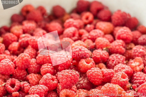 Image of Fresh Raspberries Background