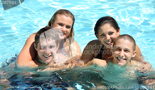 Image of Couples in the pool