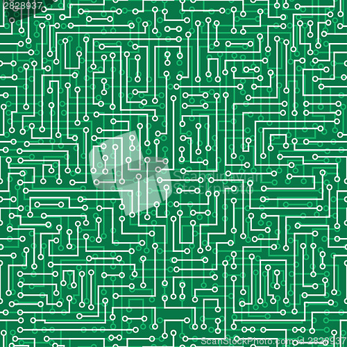 Image of vector seamless abstract electronic background